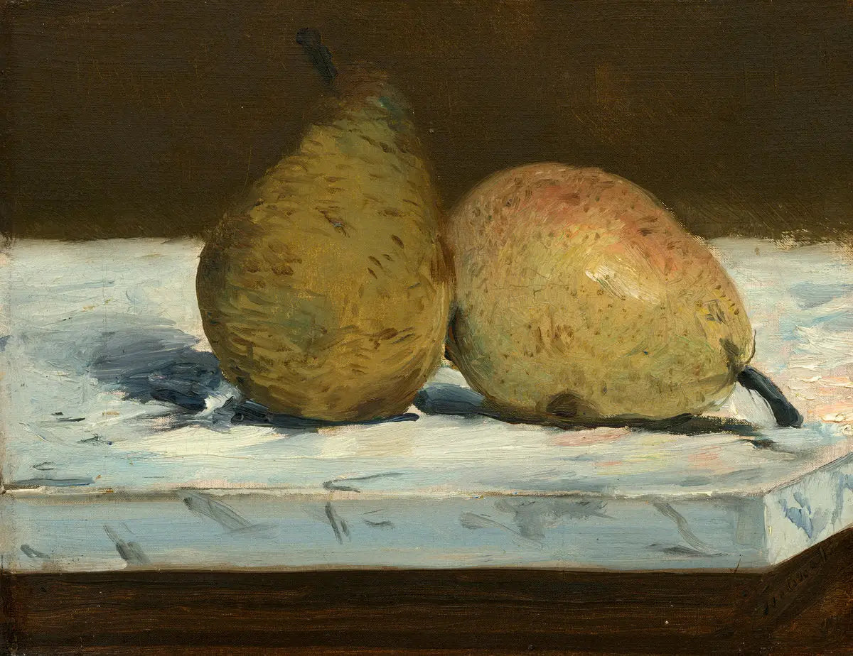Deux Poires - Édouard Manet image 1 copie peinte à la main à l’huile