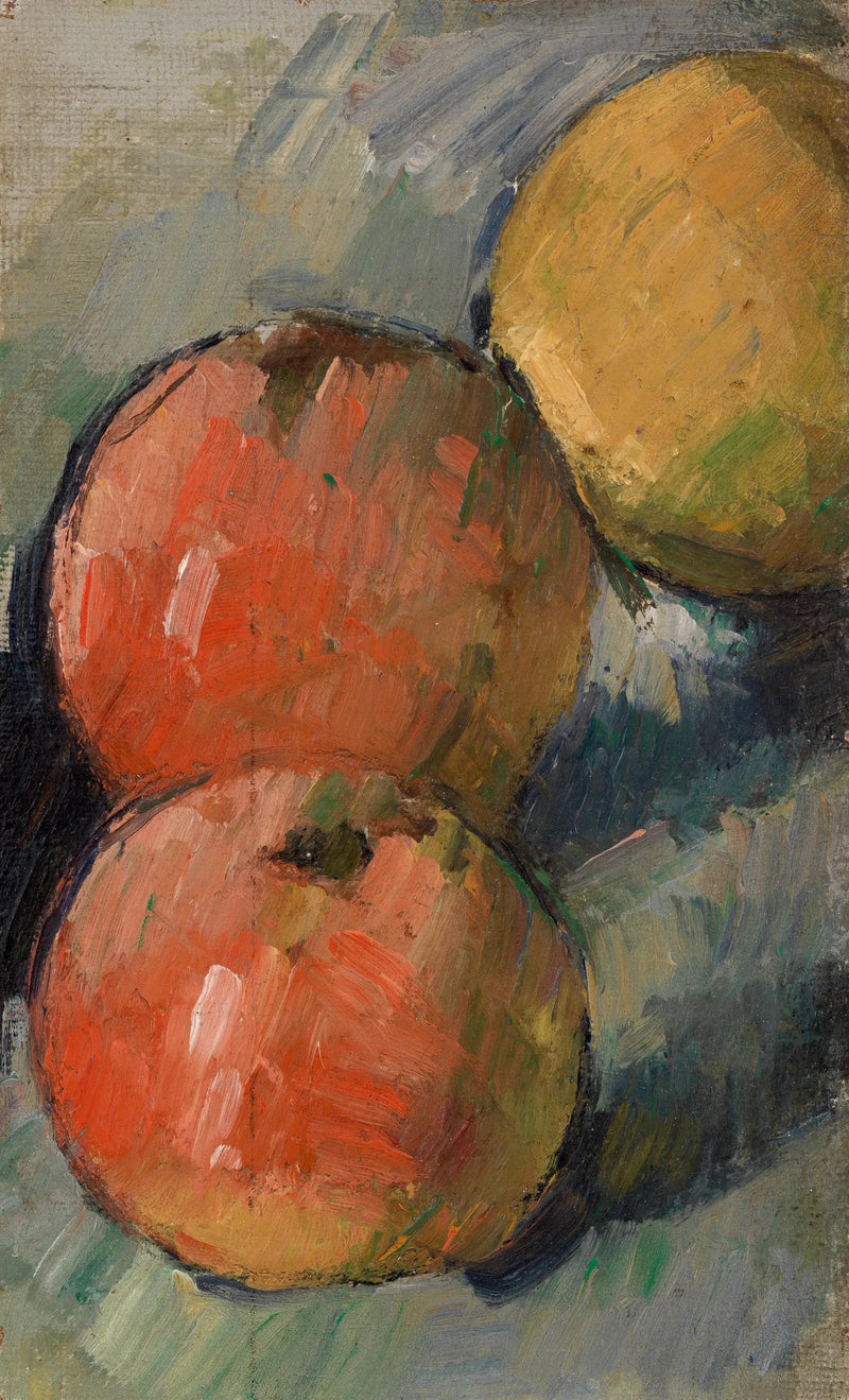 Zwei und ein halber Apfel - Paul Cézanne
