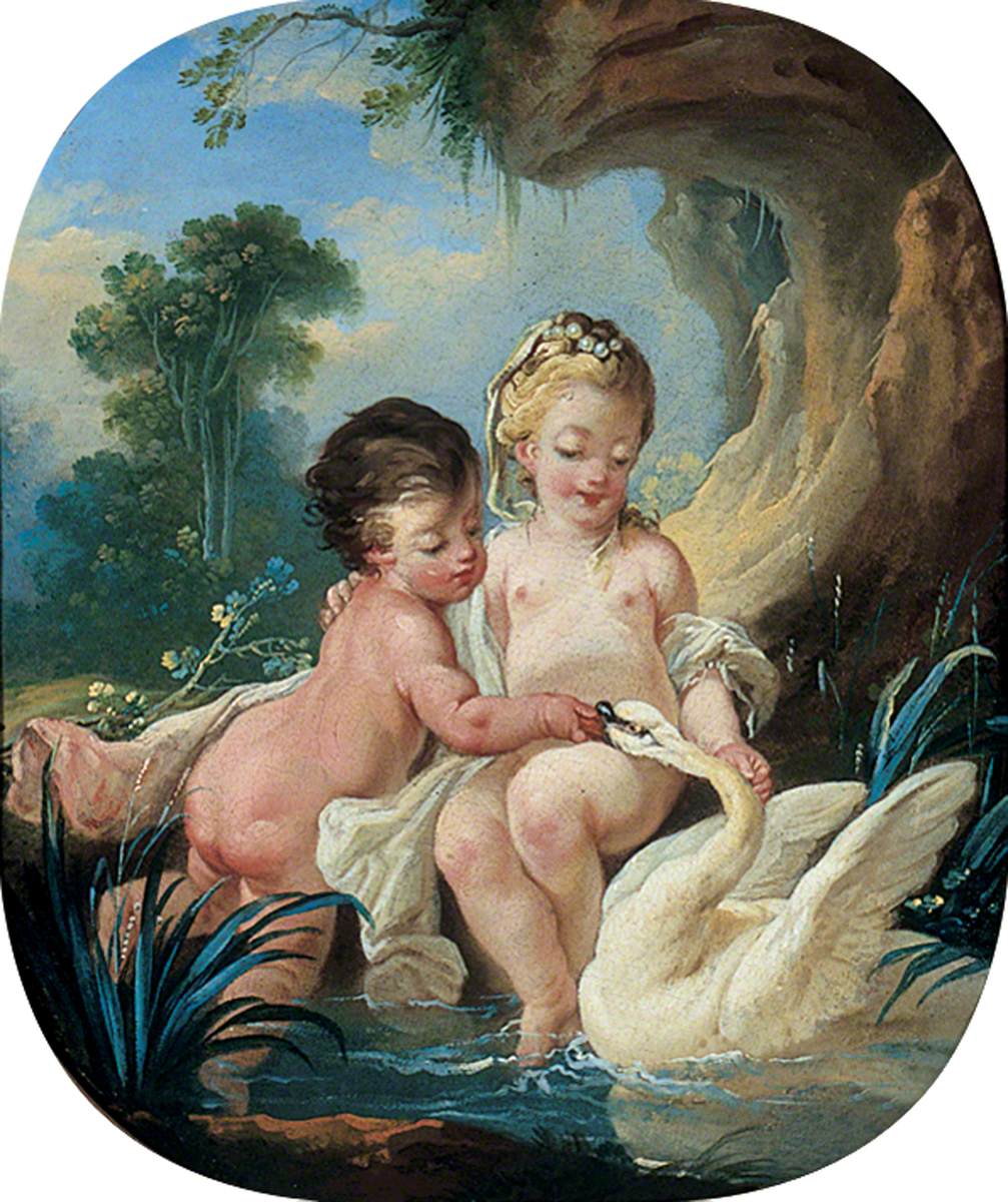Zwei Putti - François Boucher