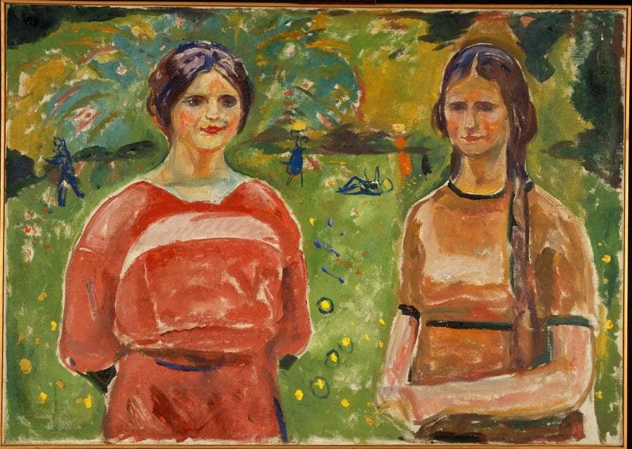 Zwei Schwestern - Edvard Munch