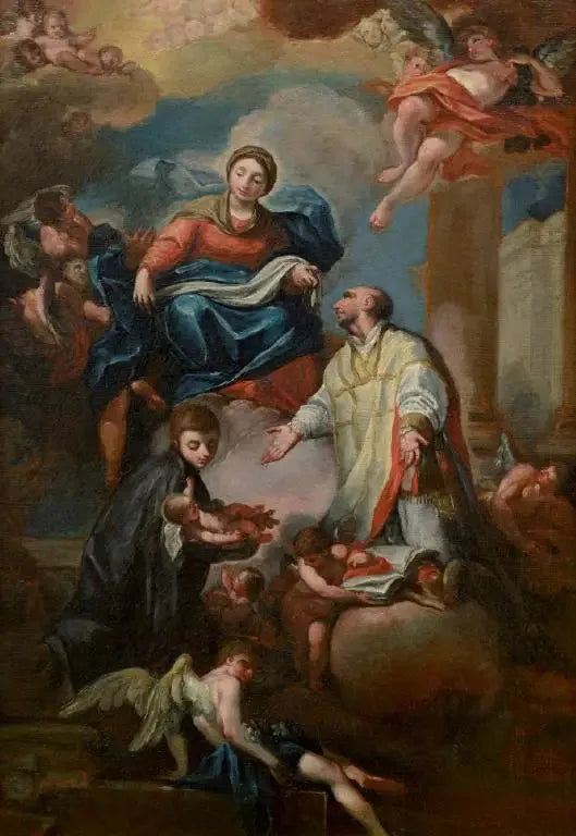 Zwei Heilige in Anbetung - Giovanni Battista Tiepolo