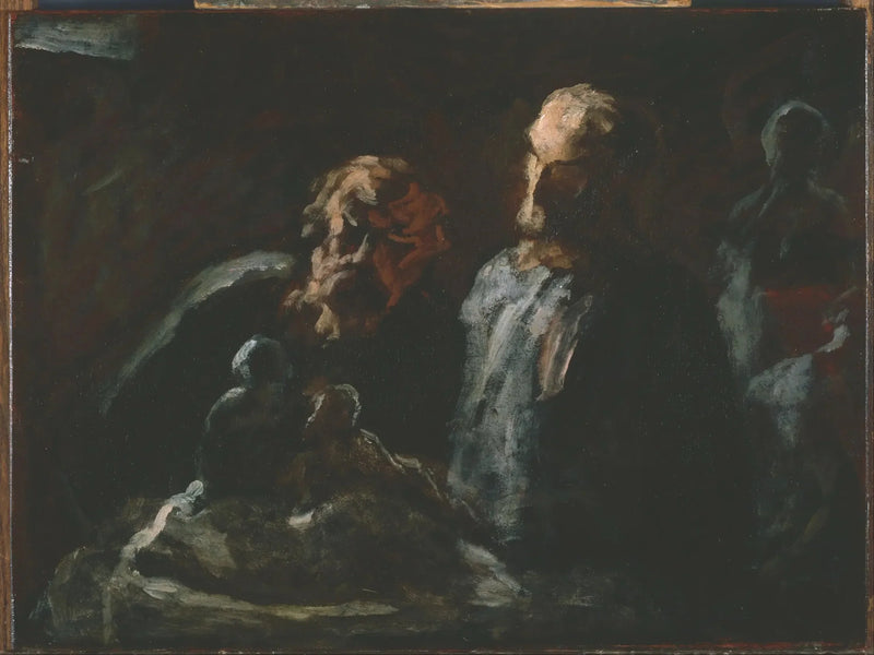 Zwei Bildhauer - Honoré Daumier