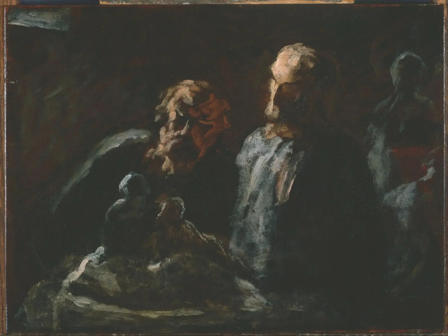 Zwei Bildhauer - Honoré Daumier