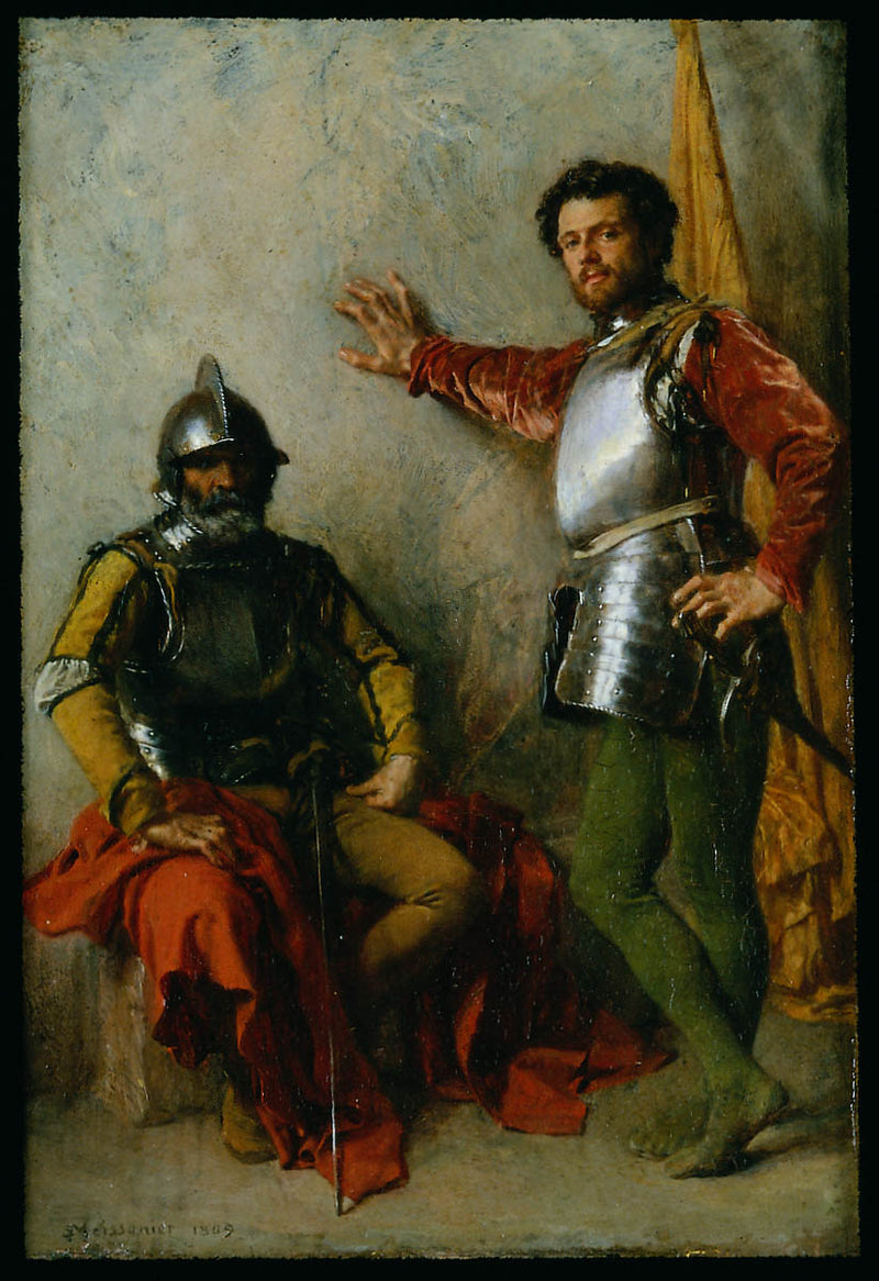 Deux soldats - Ernest Meissonier