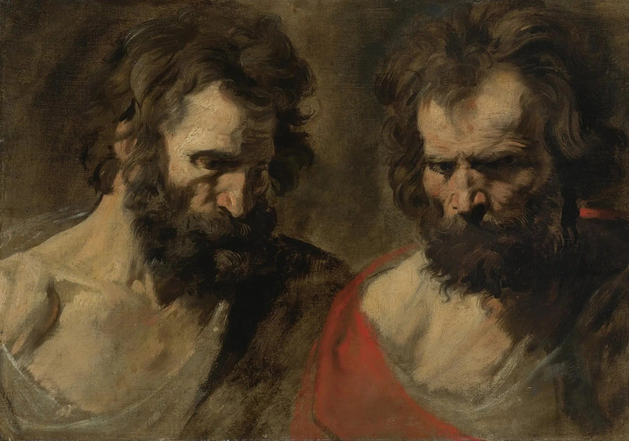 Zwei Köpfe - Antoine van Dyck