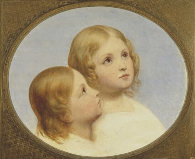 Zwei Kinderköpfe - Ary Scheffer