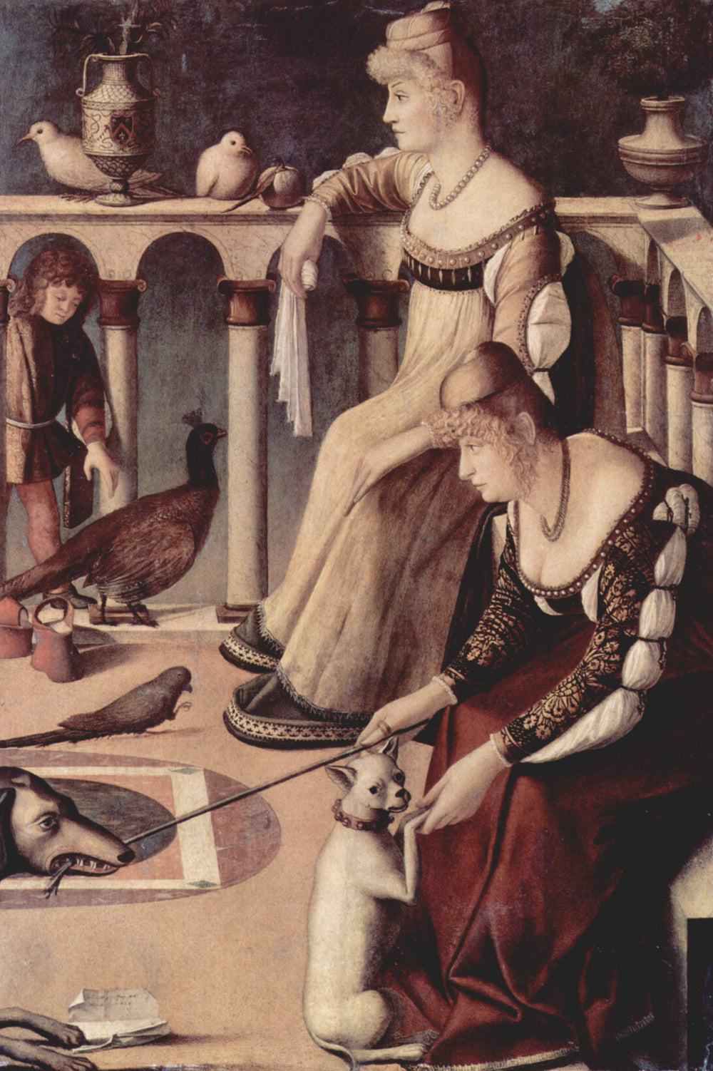 Deux Vénitiennes - Vittore Carpaccio image 1 reproduction d’œuvre d’art à l’huile