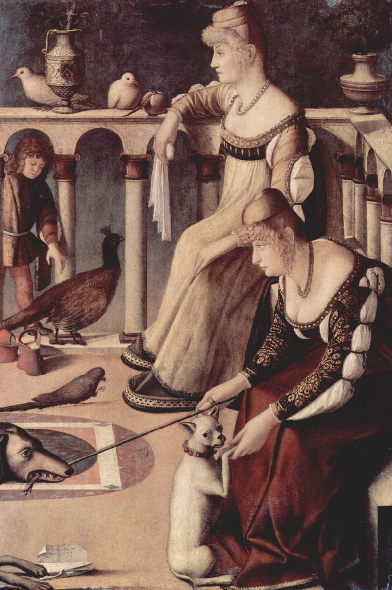 Zwei Venezianerinnen - Vittore Carpaccio