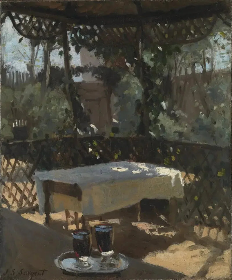 Zwei Weingläser - John Singer Sargent