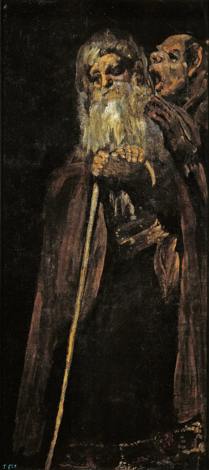 Zwei Alte - Francisco de Goya
