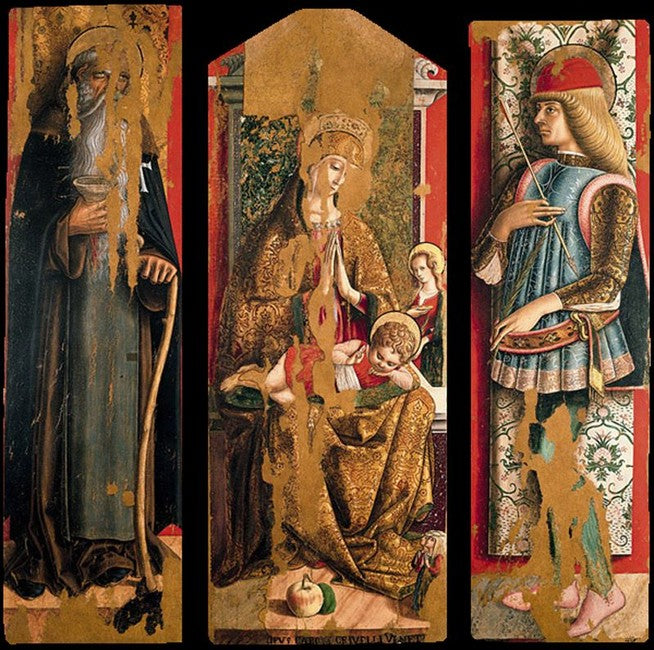Zweites Triptychon - Carlo Crivelli