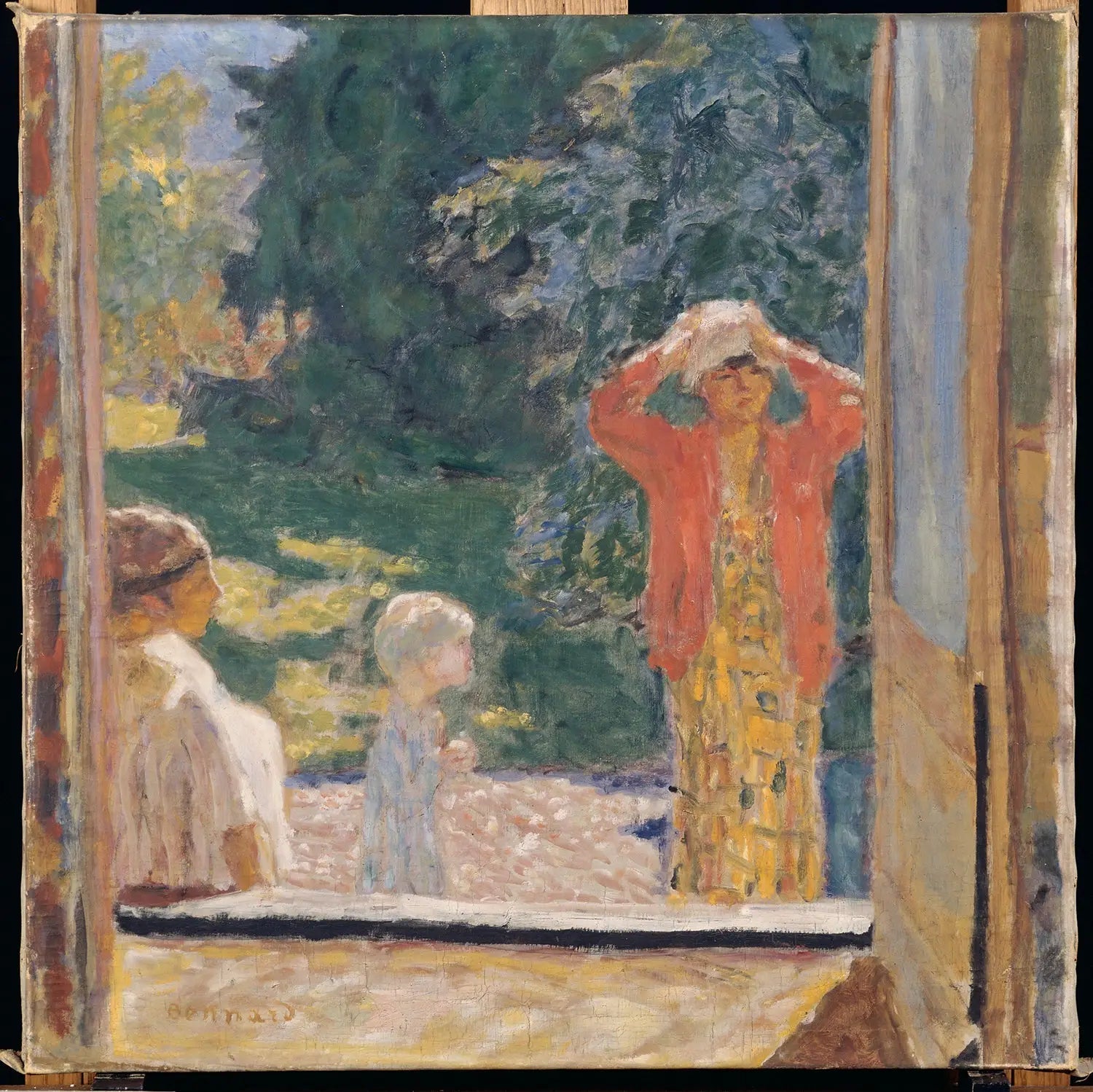 Devant la fenêtre au Grand-Lemps - Pierre Bonnard image 1 reproduction artisanale de tableau