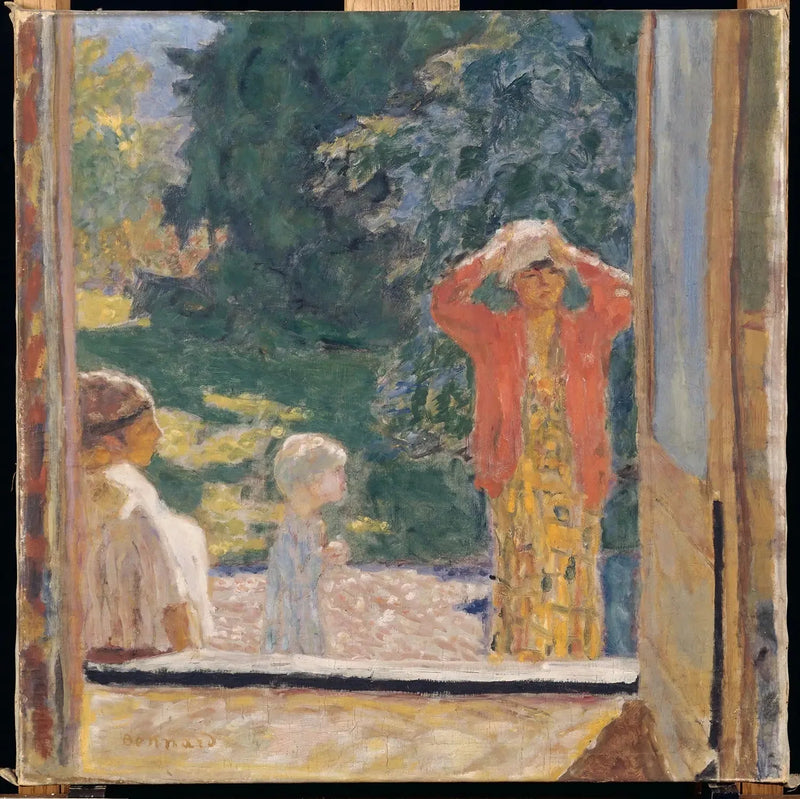 Vor dem Fenster in Grand-Lemps - Pierre Bonnard