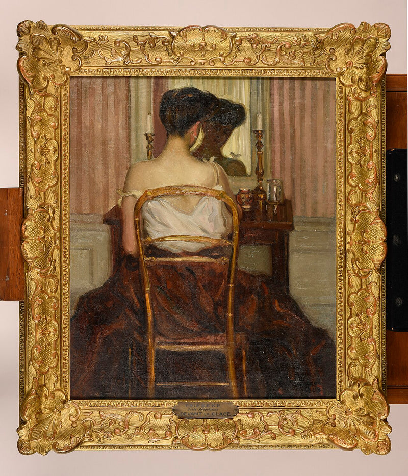Vor dem Spiegel - Frederick Carl Frieseke