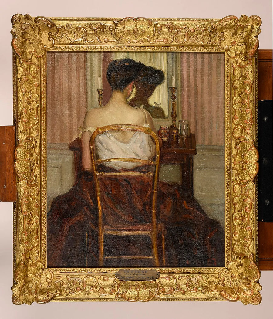 Vor dem Spiegel - Frederick Carl Frieseke
