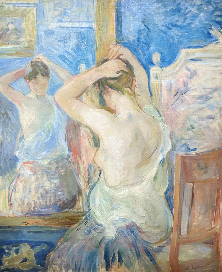Vor dem Spiegel - Berthe Morisot