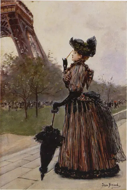 Vor dem Eiffelturm - Jean Béroud