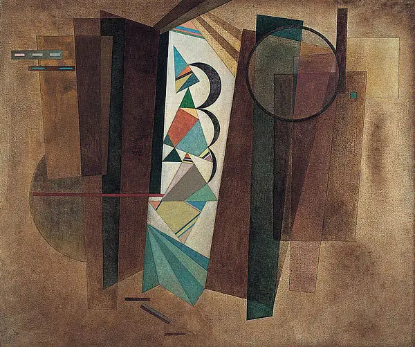 Entwicklung in Braun - Vassily Kandinsky