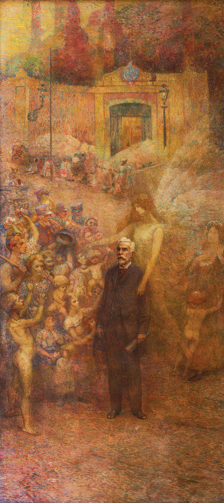 Deveres da Cidade (Painel direito do Tríptico) - Pereira Passos - Eliseu Visconti image 1 tableau peint à l’huile sur toile