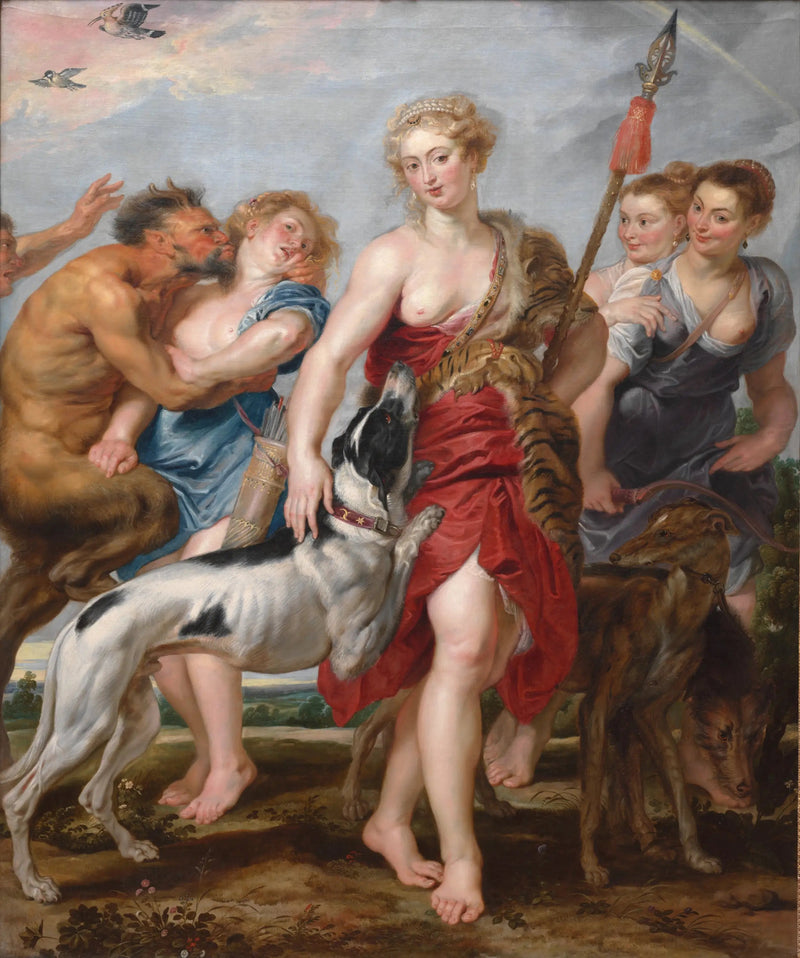 Diana mit Nymphen, auf dem Weg zur Jagd - Peter Paul Rubens