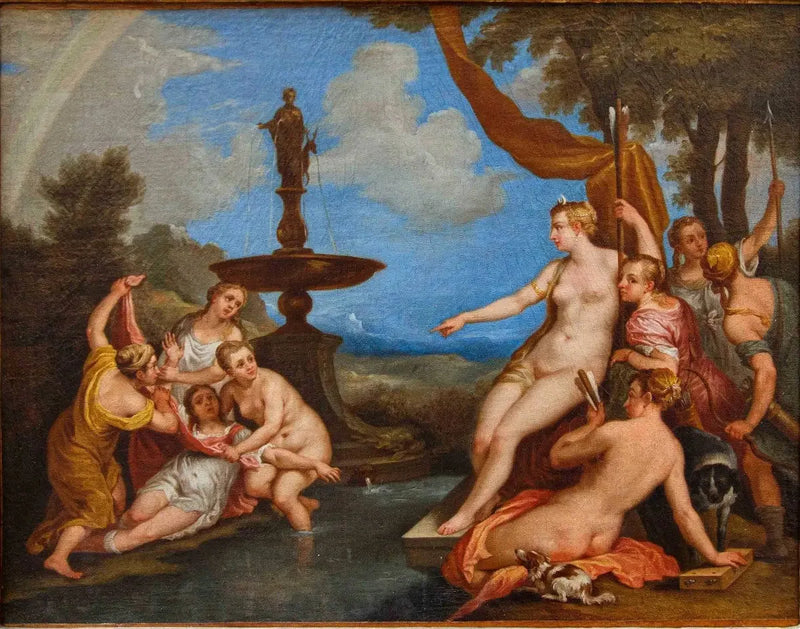 Diana entdeckt die Schwangerschaft von Callisto - David Teniers der Jüngere