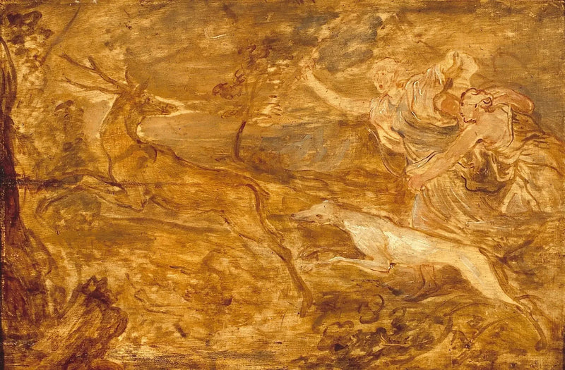 Diane bei der Jagd - Antoine van Dyck