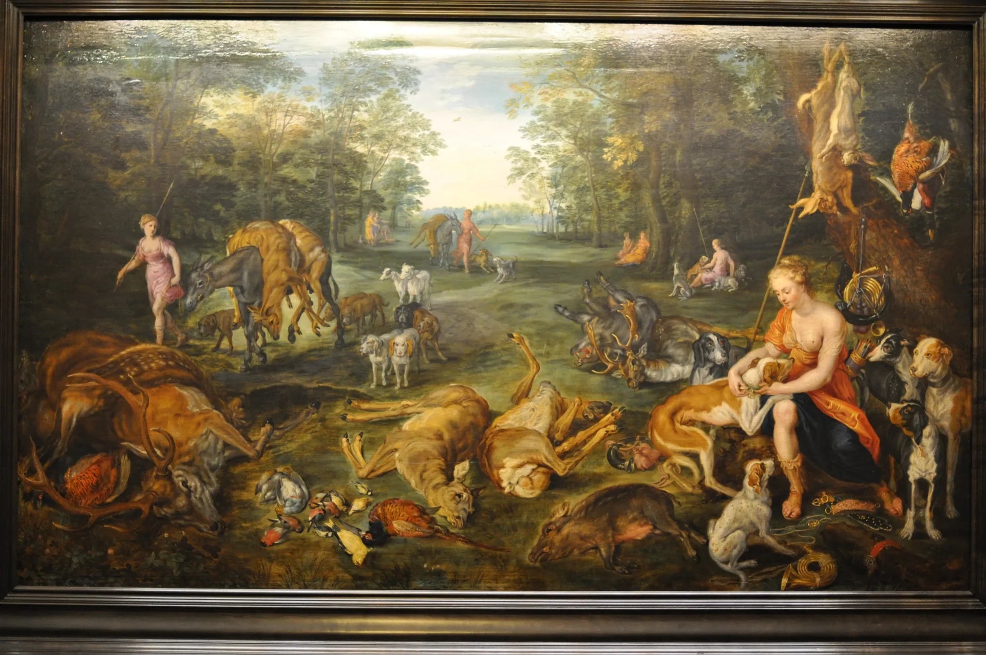 Diane à la chasse - Jan Brueghel l'Ancien image 1 copie de tableau peinte à la main