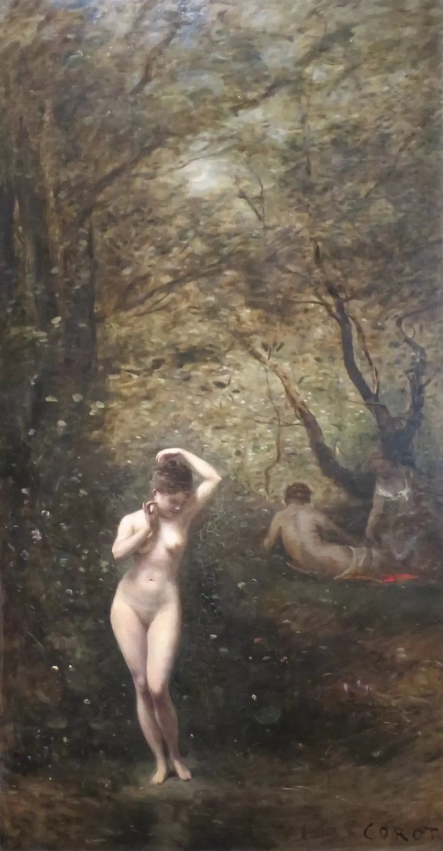 Diane im Bad - Jean-Baptiste Camille Corot
