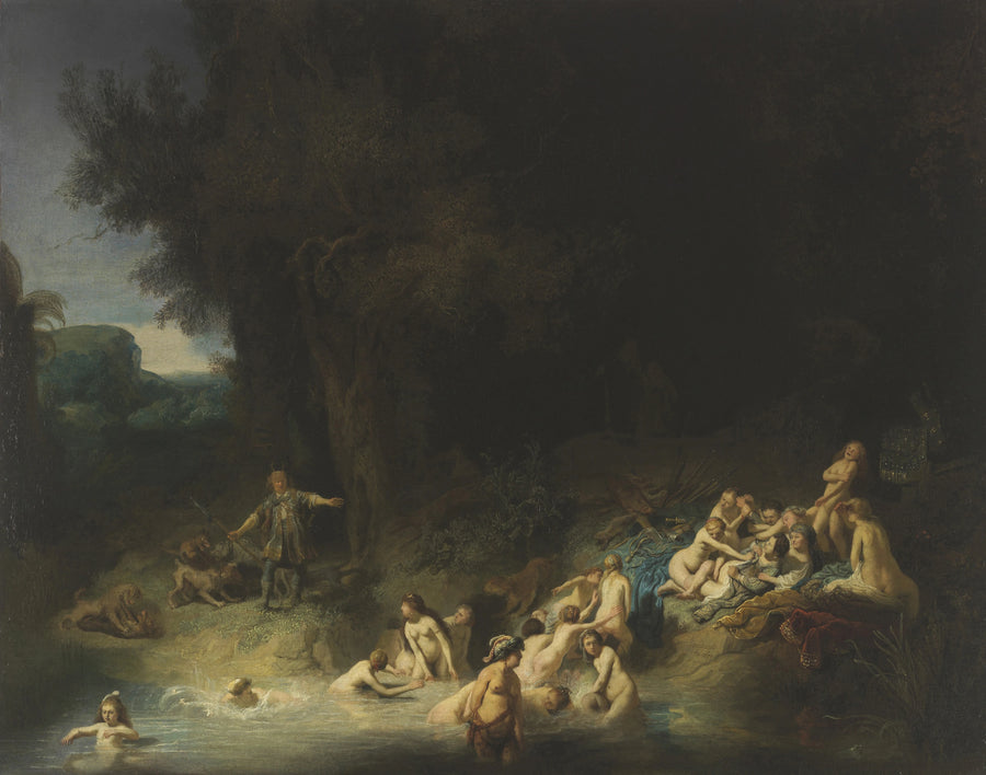 Diane und Aktäon - Rembrandt