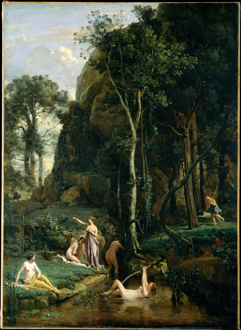 Diane und Actéon - Jean-Baptiste Camille Corot