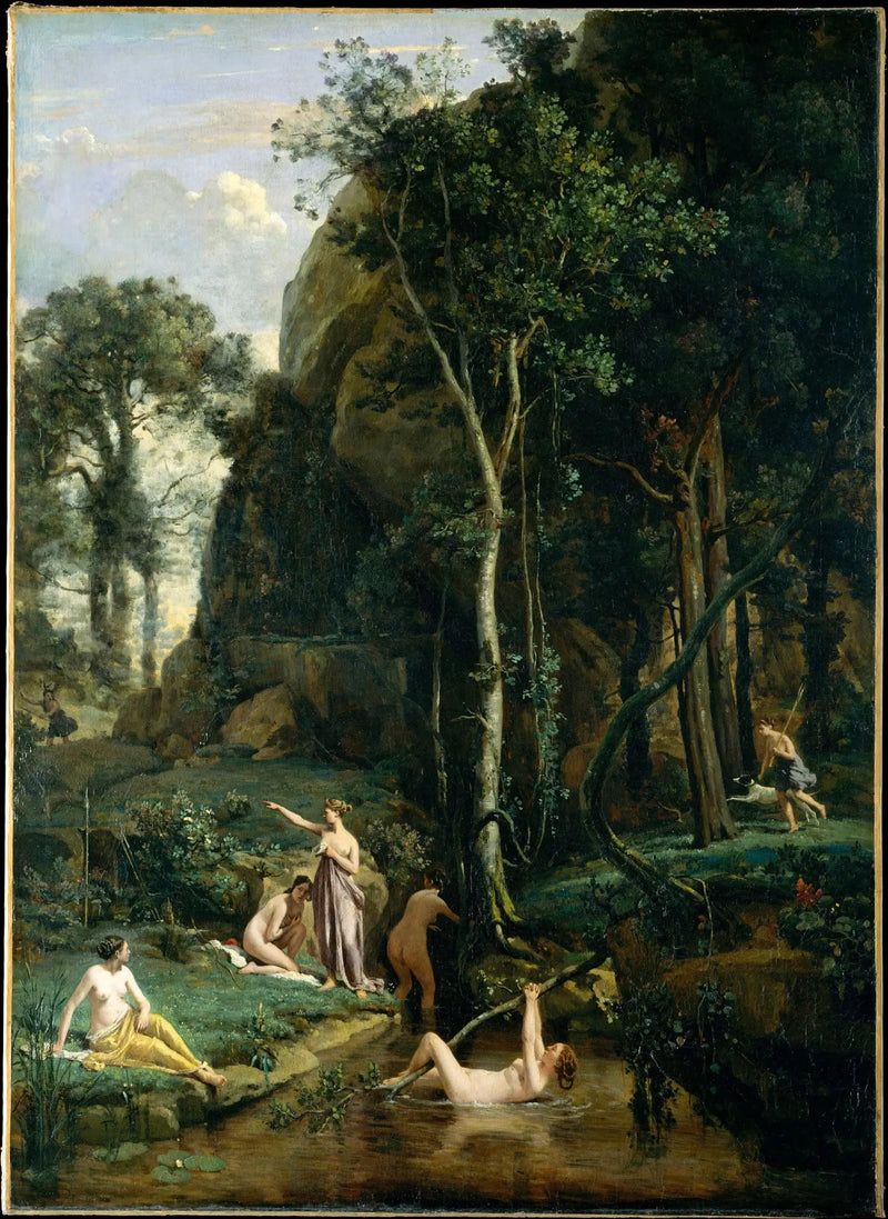 Diane und Actéon - Jean-Baptiste Camille Corot