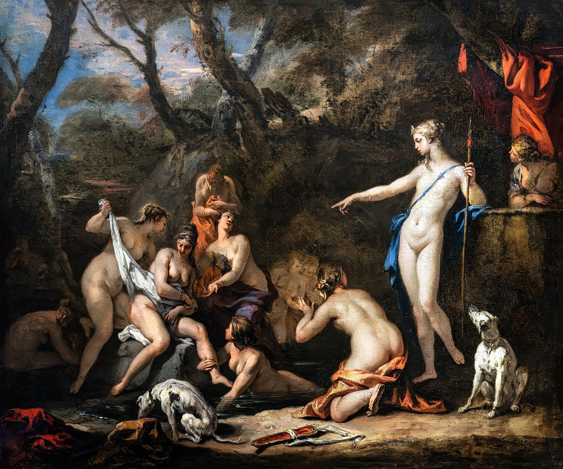 Diane und Callisto - Sebastiano Ricci