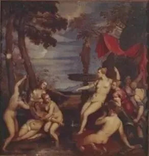 Diane und Callisto - Titian
