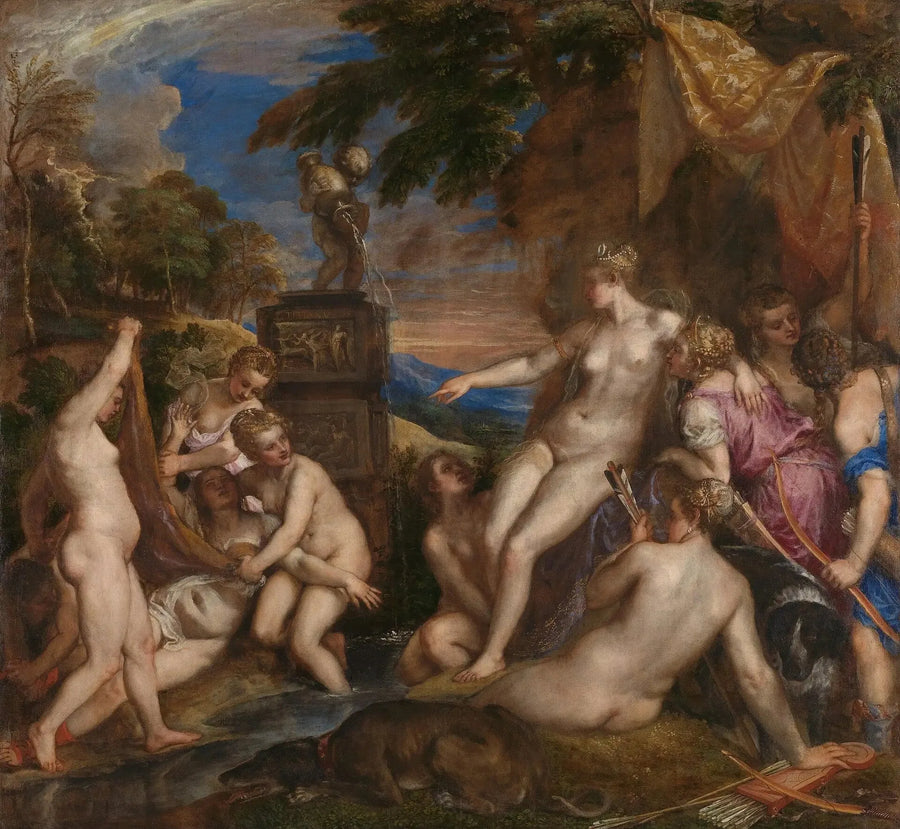 Diane und Callisto - Titian