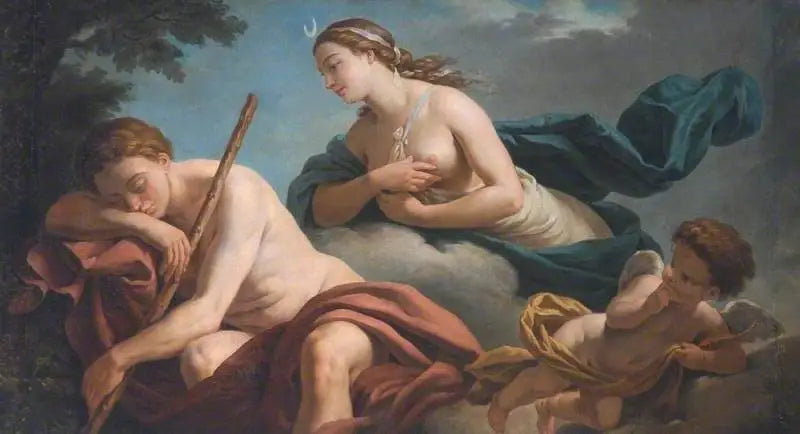 Diane und Endymion, Allegorie der Treue - Louis Jean François Lagrenée