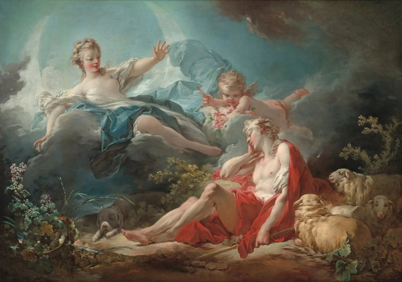 Diane und Endymion - Jean-Honoré Fragonard