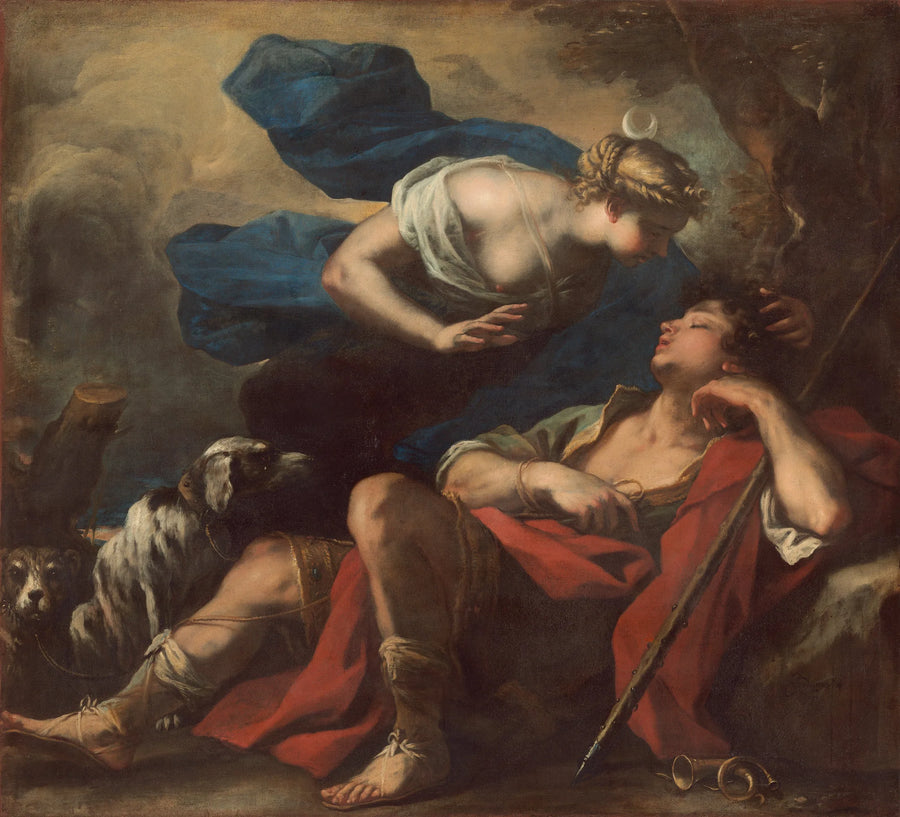 Diane und Endymion - Luca Giordano