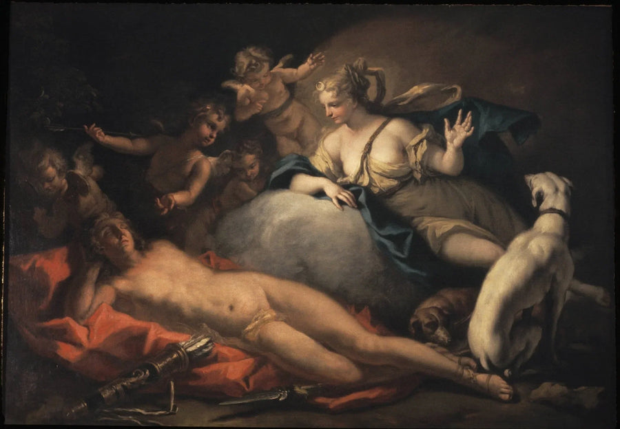 Diane und Endymion - Sebastiano Ricci