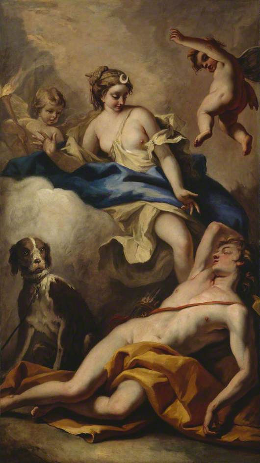 Diane und Endymion - Sebastiano Ricci