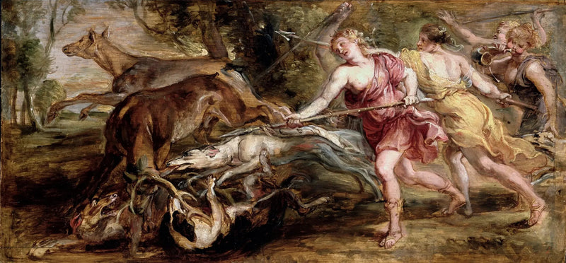 Diana und die Nymphen auf der Jagd - Peter Paul Rubens