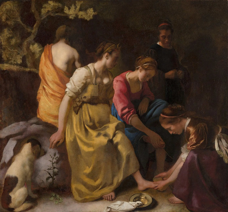Diana und ihre Gefährtinnen - Johannes Vermeer