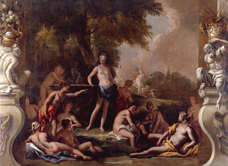 Diane und ihre Nymphen beim Baden - Sebastiano Ricci