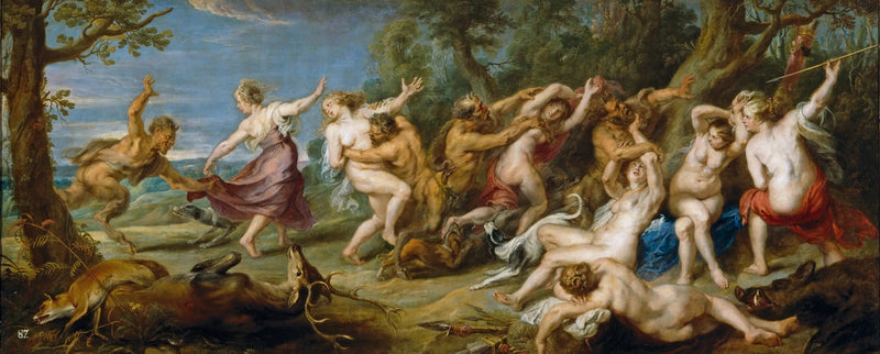 Diana und ihre Nymphen von den Satyrn überrascht - Peter Paul Rubens