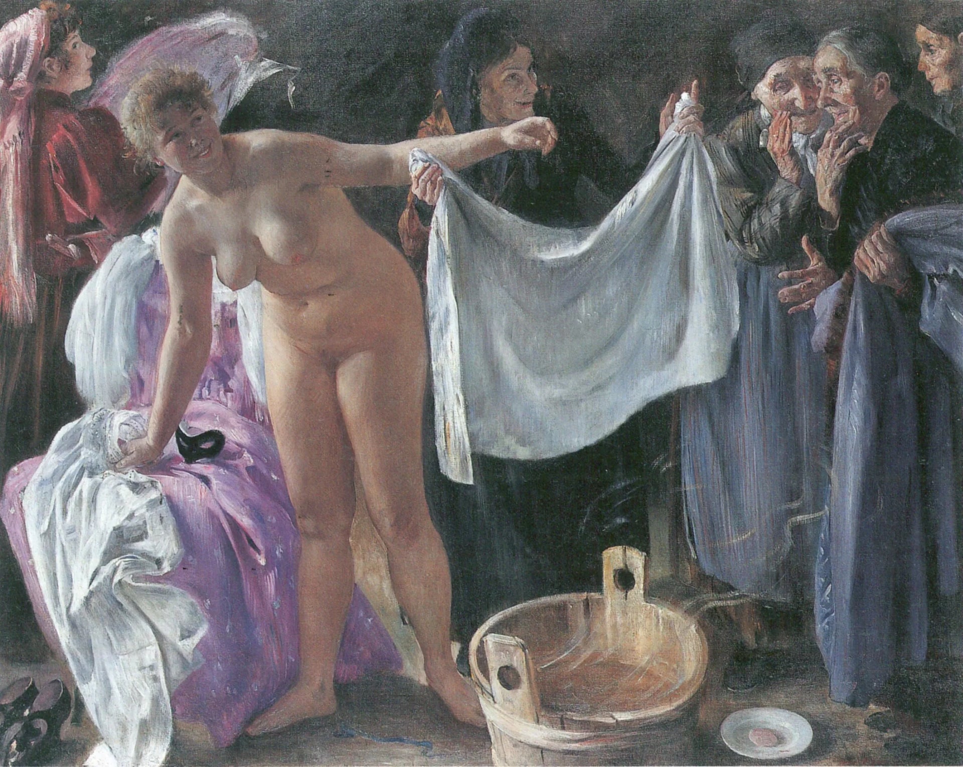 Die Hexen - Lovis Corinth image 1 copie de tableau peinte à la main