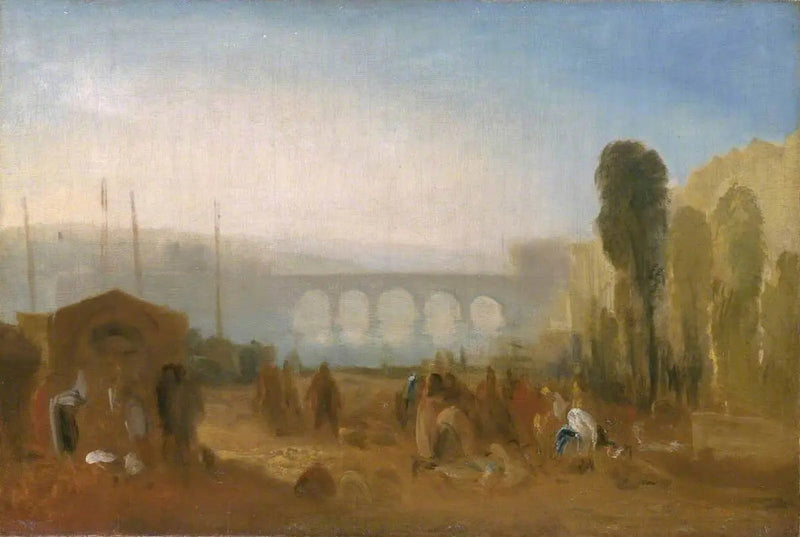 Dieppe: Der Hafen vom Quai Henri IV - J. M. W. Turner