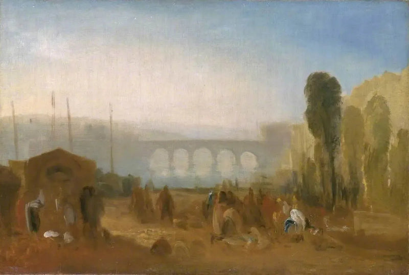 Dieppe: Der Hafen vom Quai Henri IV - J. M. W. Turner