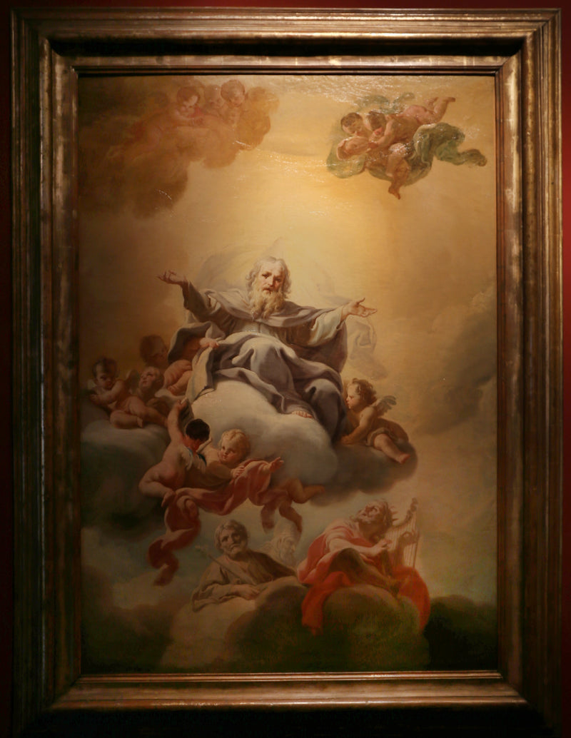Gott Vater in den Wolken - Corrado Giaquinto