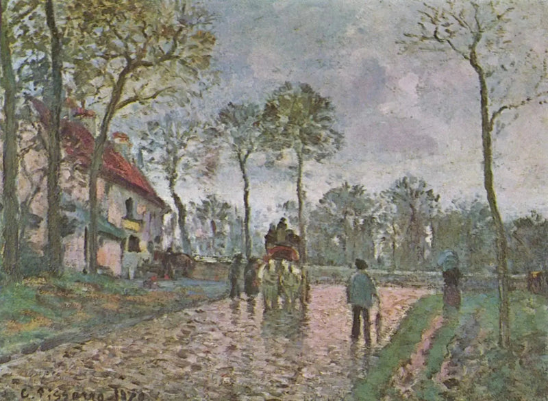 Fleiß in Louveciennes - Camille Pissarro