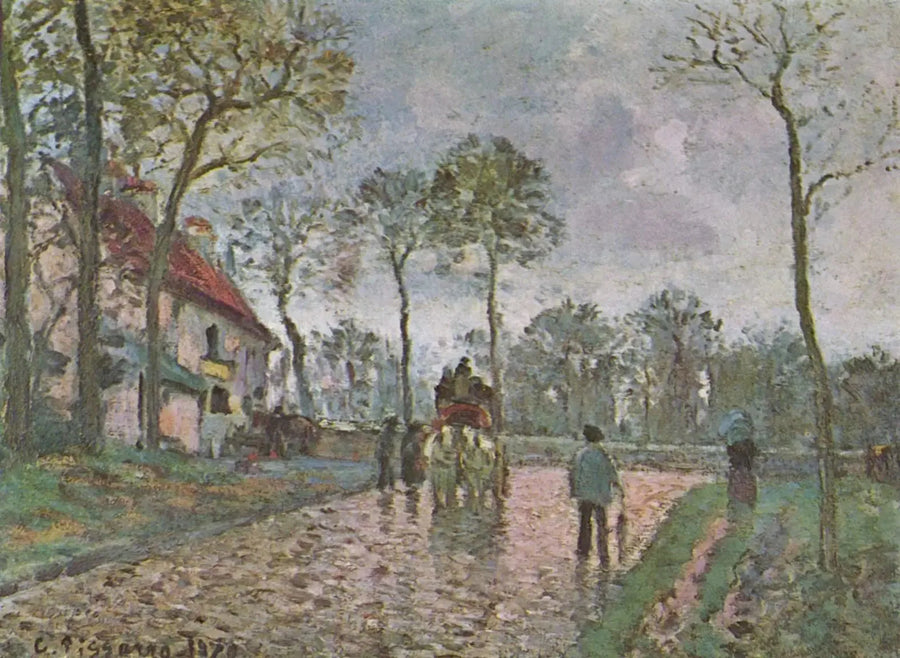 Fleiß in Louveciennes - Camille Pissarro