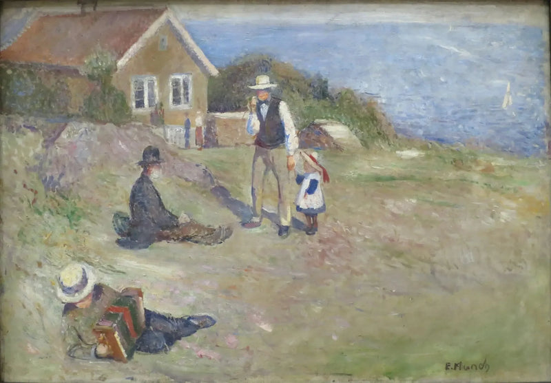 Sonntag in Åsgardstrand - Edvard Munch